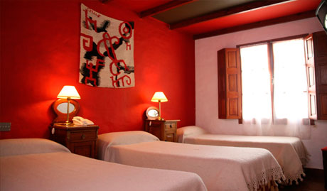 Habitación de la Hostería Lunahuana, Tucumán, Argentina