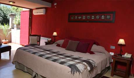 Habitación de la Hostería Lunahuana, Tucumán, Argentina