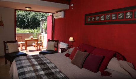 Habitación de la Hostería Lunahuana, Tucumán, Argentina