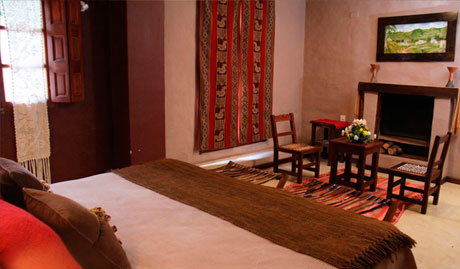 Habitación de la Hostería Lunahuana, Tucumán, Argentina
